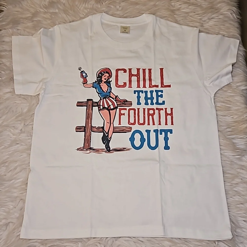 Chill the Fourth Out Tee 🇺🇸 - Picture 2 of 4